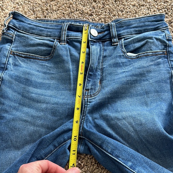 American Eagle Next Level Stretch Hi-Rise Jegging Skinny Jeans Size 8 - Picture 15 of 16